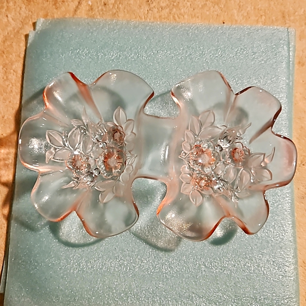 Rosella Original Walther glass relish tray.